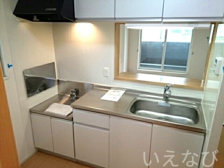 岡山県総社市真壁(アパート)の賃貸物件のキッチン