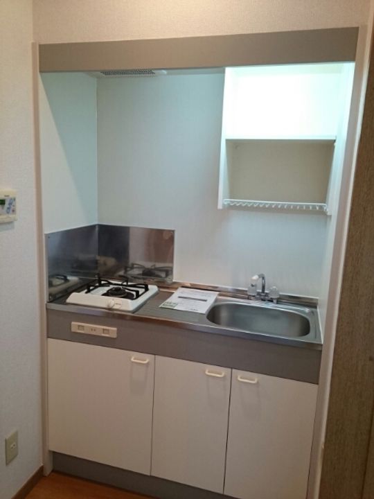 岡山県倉敷市鳥羽(アパート)の賃貸物件のキッチン