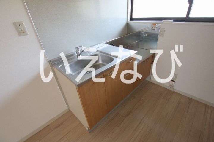 岡山県岡山市北区横井上(アパート)の賃貸物件のキッチン