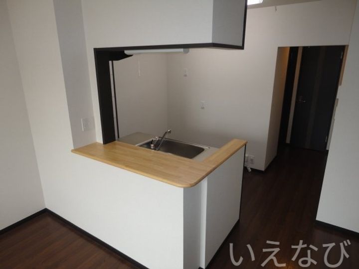 岡山県倉敷市児島小川9丁目(アパート)の賃貸物件のキッチン