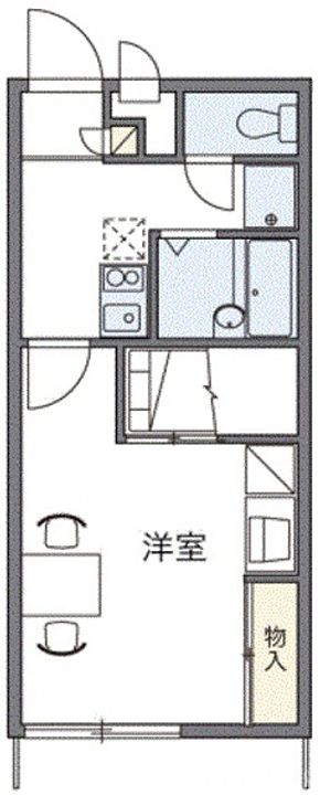 岡山県倉敷市茶屋町(アパート)の賃貸物件205の間取り