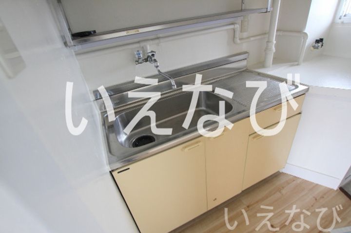 岡山県玉野市八浜町大崎(マンション)の賃貸物件2-208のキッチン
