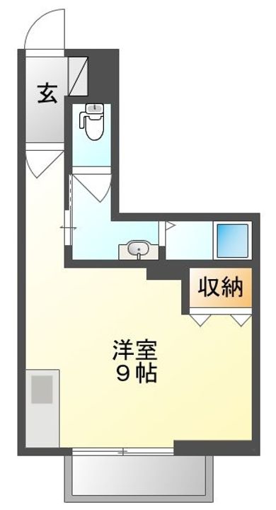 岡山県岡山市中区原尾島2丁目(アパート)の賃貸物件112の間取り