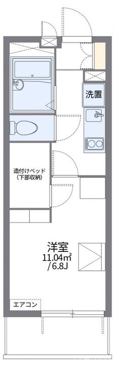 岡山県岡山市北区旭本町(マンション)の賃貸物件304の間取り