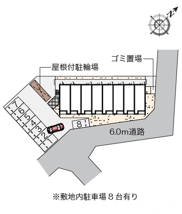 岡山県岡山市中区高島新屋敷(アパート)の賃貸物件105のその他画像