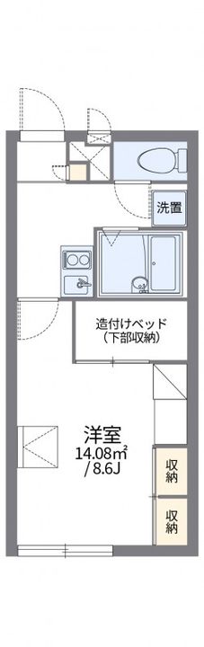 岡山県瀬戸内市邑久町豆田(アパート)の賃貸物件203の間取り