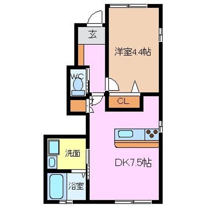 サーラ・マンジェA棟の間取り