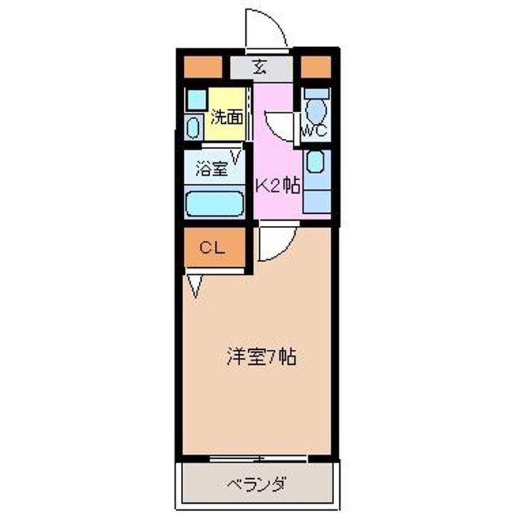 サンピセス202の間取り