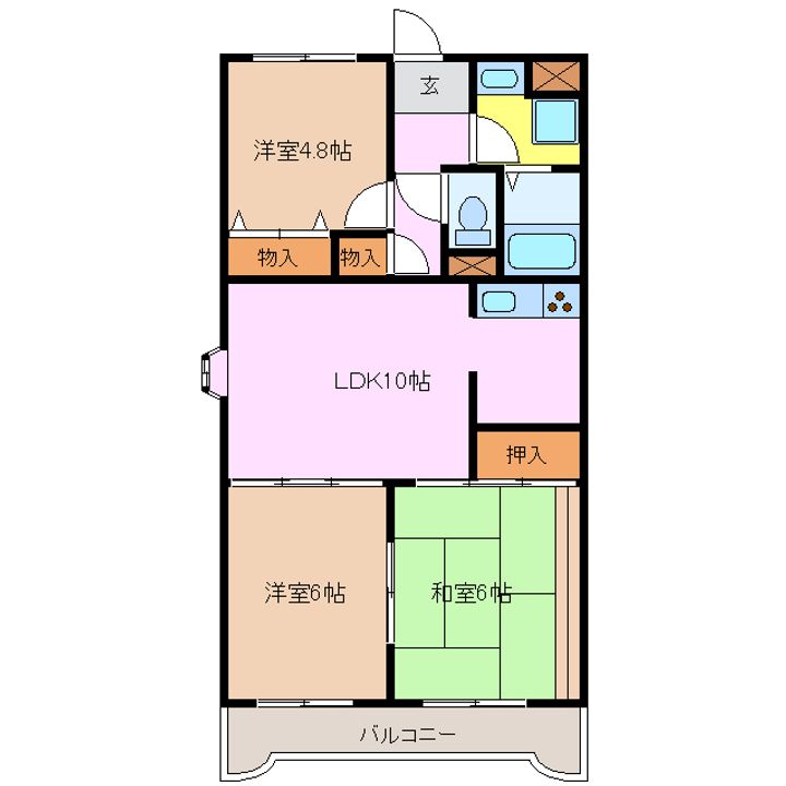 カーサエテルノの間取り