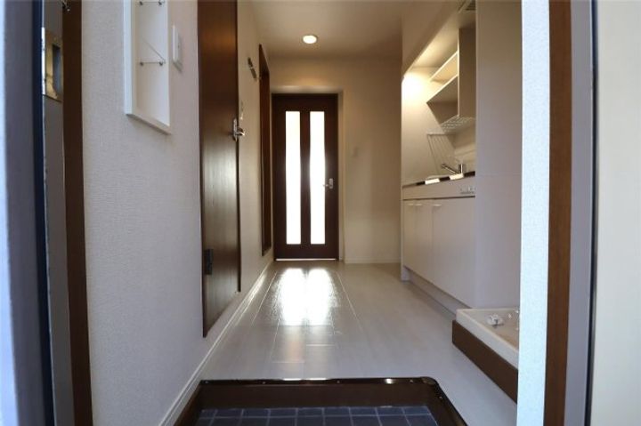 ユーミー東垂坂マンション1Bの玄関