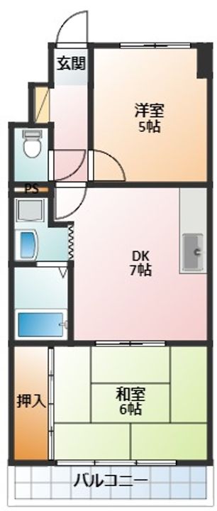シュロス鵜の森の間取り