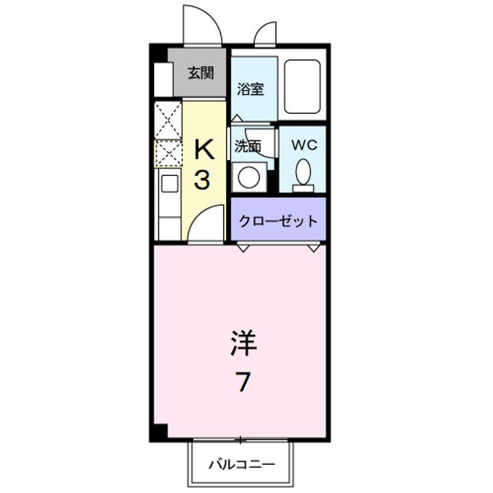グリーンコートの間取り