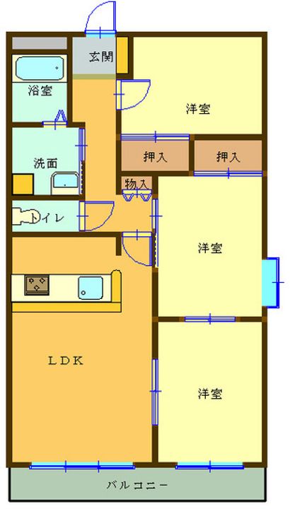 エクセリア・ドゥの間取り