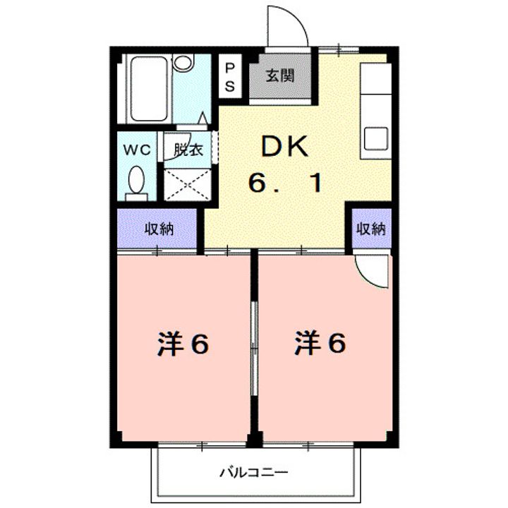 シティハイツトヨダの間取り