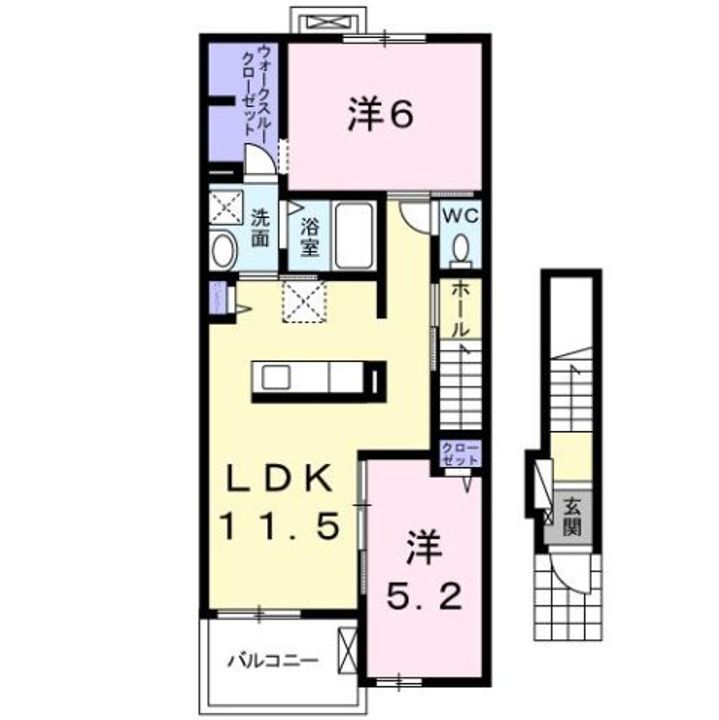 サンパークⅤの間取り