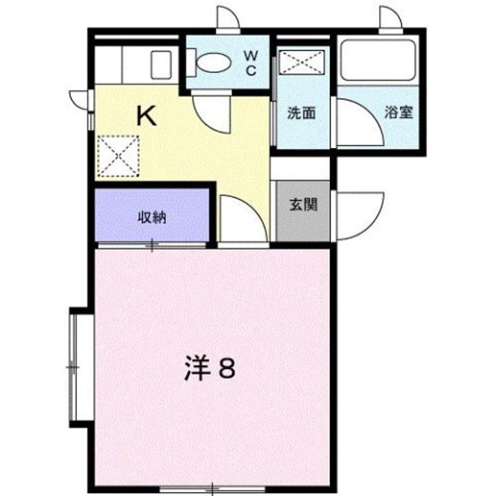 ハイツひばりの間取り