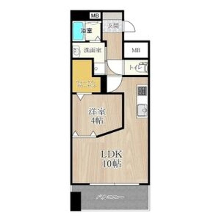 M.hills西本町の間取り
