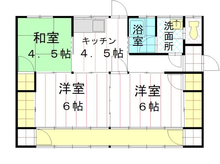 長野県長野市丹波島2丁目(一戸建)の賃貸物件の間取り