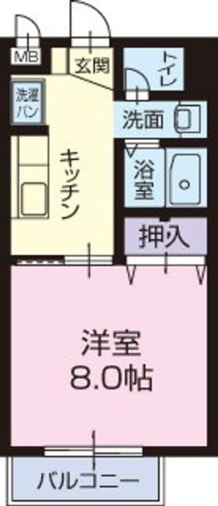 サープラス マロニエの間取り