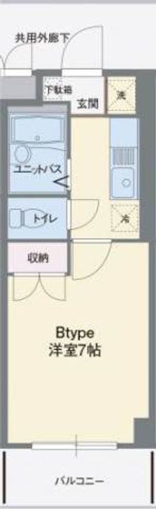 静岡県三島市大宮町1丁目(マンション)の賃貸物件302の間取り