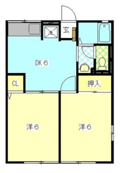 静岡県駿東郡清水町長沢(アパート)の賃貸物件203の間取り