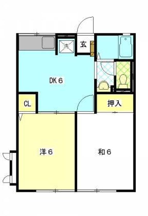 静岡県駿東郡長泉町下土狩(アパート)の賃貸物件201の間取り