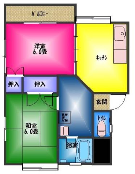 静岡県伊豆の国市四日町(アパート)の賃貸物件101の間取り