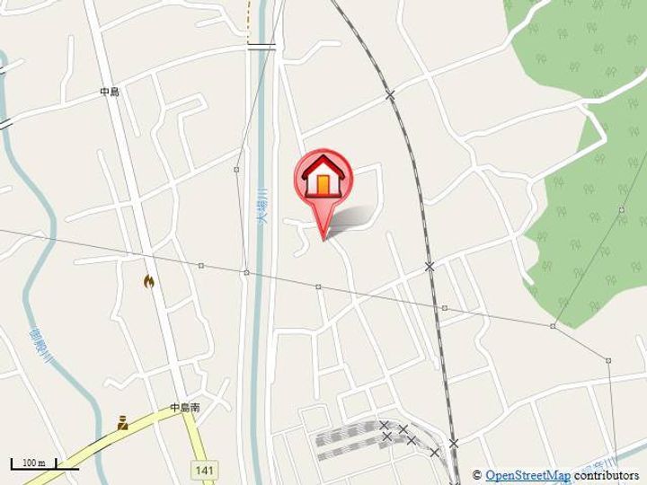 静岡県三島市北沢(アパート)の賃貸物件303の地図