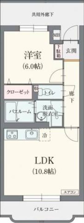 静岡県駿東郡長泉町上土狩(マンション)の賃貸物件204の間取り