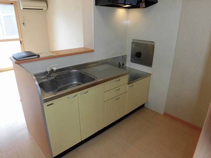 静岡県駿東郡清水町堂庭(アパート)の賃貸物件201のキッチン