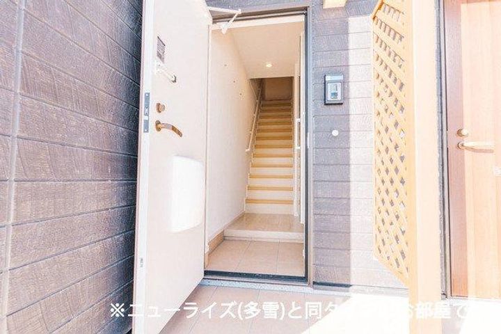 新潟県柏崎市柳橋町(アパート)の賃貸物件の玄関