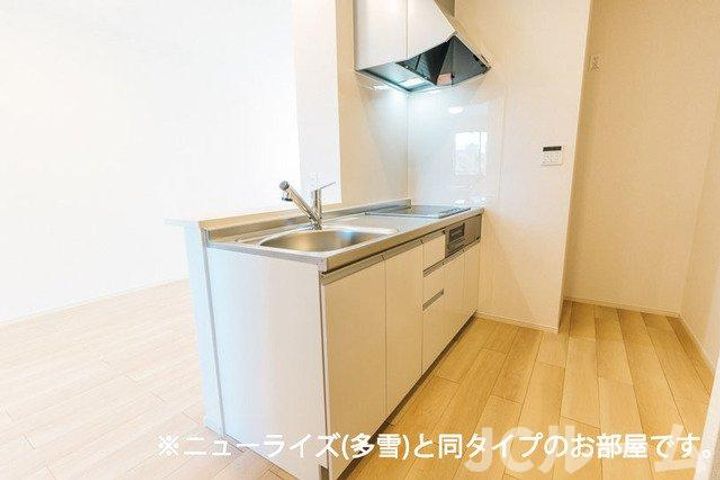 新潟県柏崎市柳橋町(アパート)の賃貸物件のキッチン
