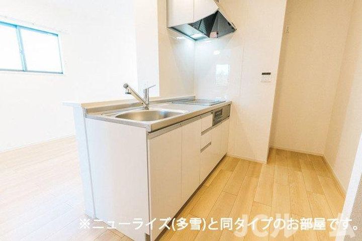 新潟県柏崎市城塚(アパート)の賃貸物件のキッチン
