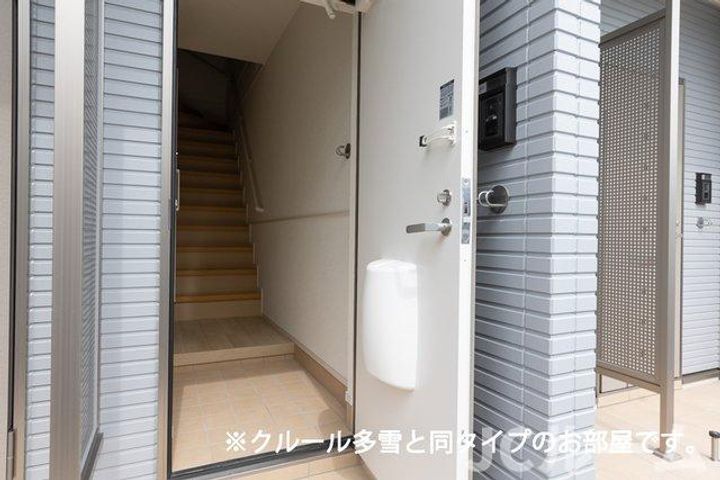 新潟県柏崎市城塚(アパート)の賃貸物件の玄関