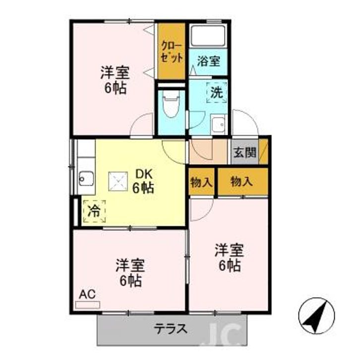 フォーシーズンA102の間取り