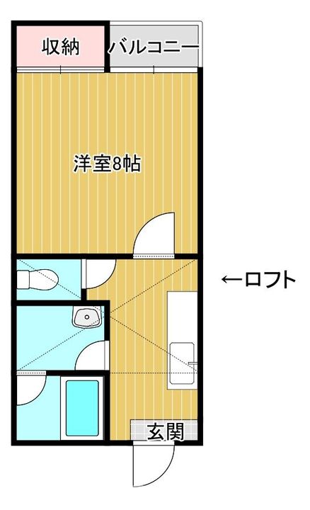 新潟県柏崎市岩上(アパート)の賃貸物件202の間取り