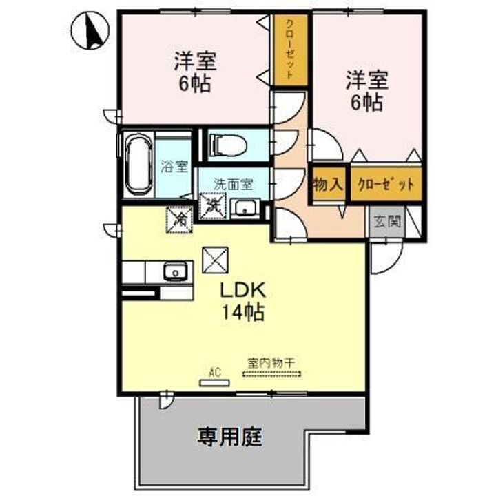 プル—リオン S棟の間取り
