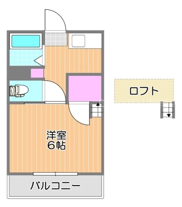 リトルハイム花尻57号館137の間取り