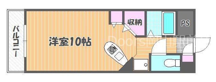 アルフィーネ今D棟206の間取り
