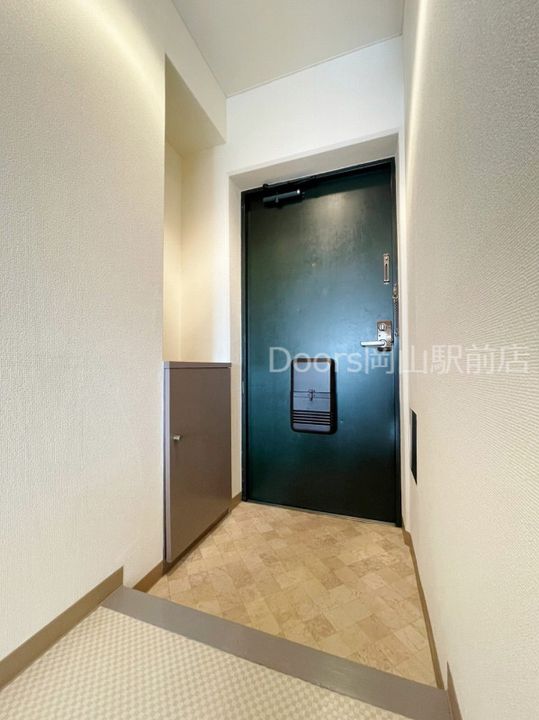 アルフィーネ今D棟206の玄関