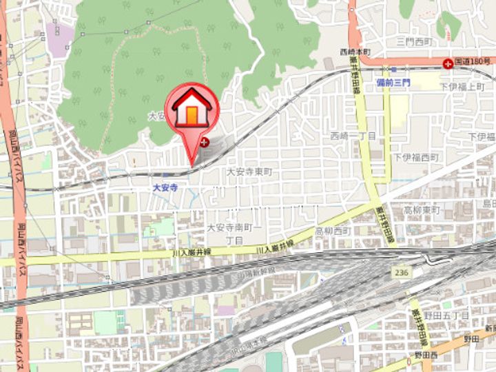 ヴィガーライフ雅Ⅱの地図