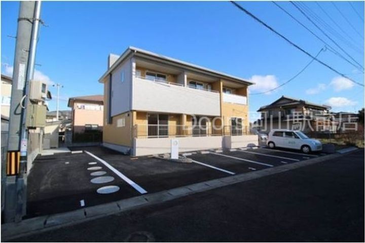 岡山県岡山市中区四御神(アパート)の賃貸物件102の外観