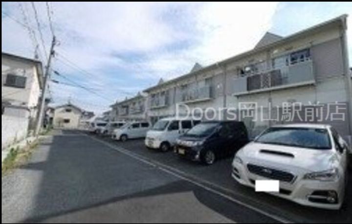 岡山県岡山市南区芳泉4丁目(アパート)の賃貸物件の外観