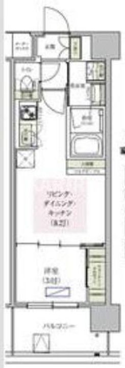 アーバネックス中崎町Ⅱの間取り