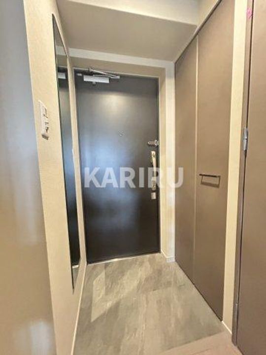 プレサンス緑橋ソレアスの玄関