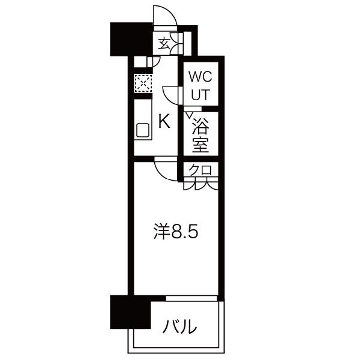 アーバンエース関目パルの間取り