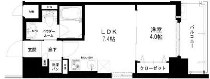La CASA京橋 の間取り