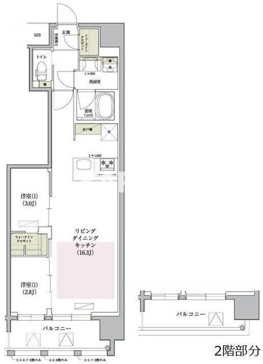 アーバネックス大阪天満宮Iの間取り