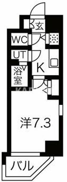 クレストタップ京橋604の間取り