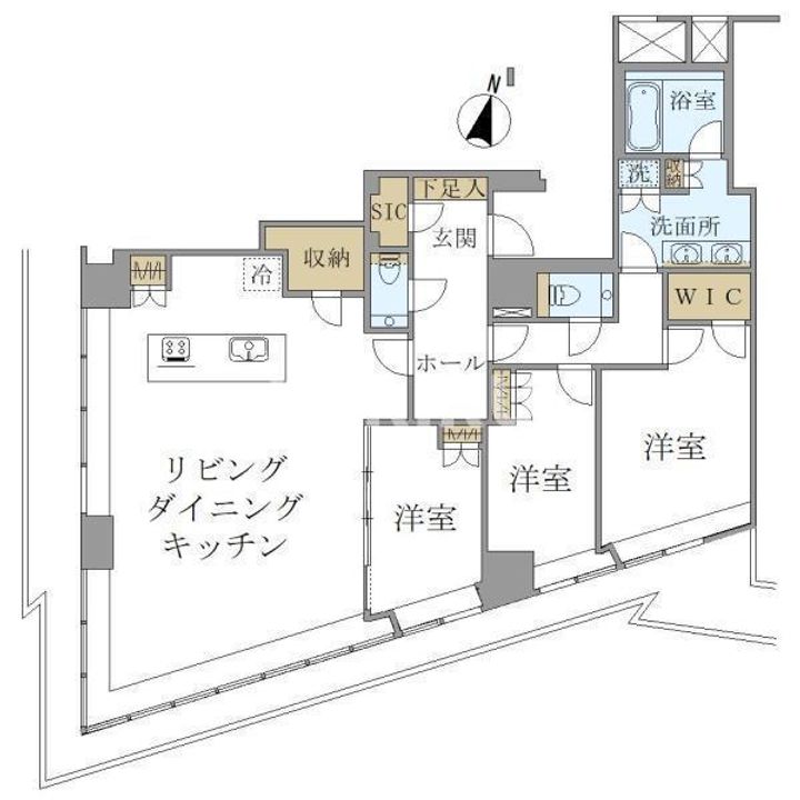 Brillia Tower堂島の間取り